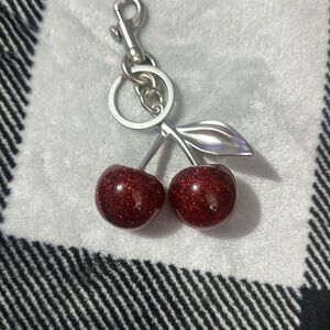 Red Cherry Keychain